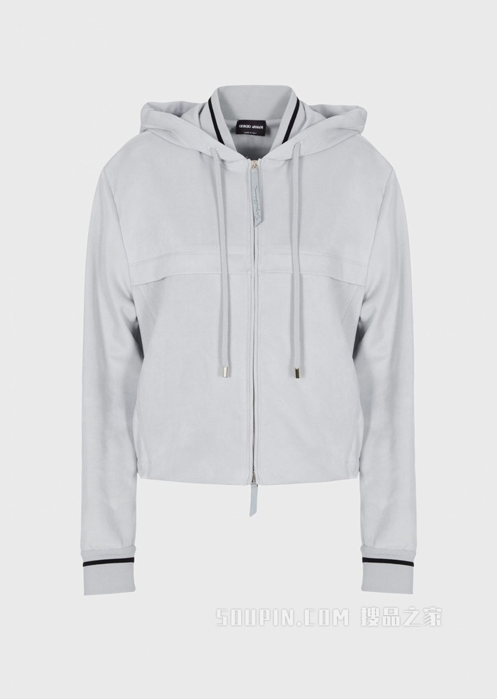 简约兜帽休闲夹克 | Giorgio Armani
