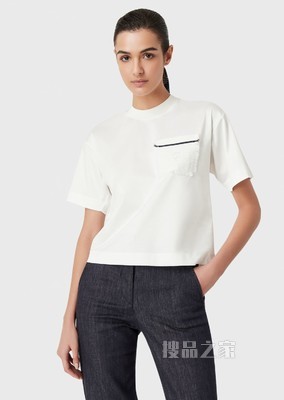 经典徽标棉质T恤 | Giorgio Armani