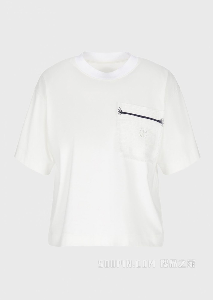 经典徽标棉质T恤 | Giorgio Armani