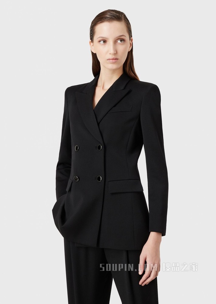 10 Corso Como联名双排扣休闲西装外套 | Giorgio Armani