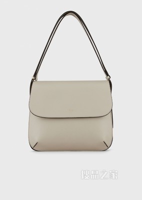 la Prima犊牛皮革单肩包 | Giorgio Armani