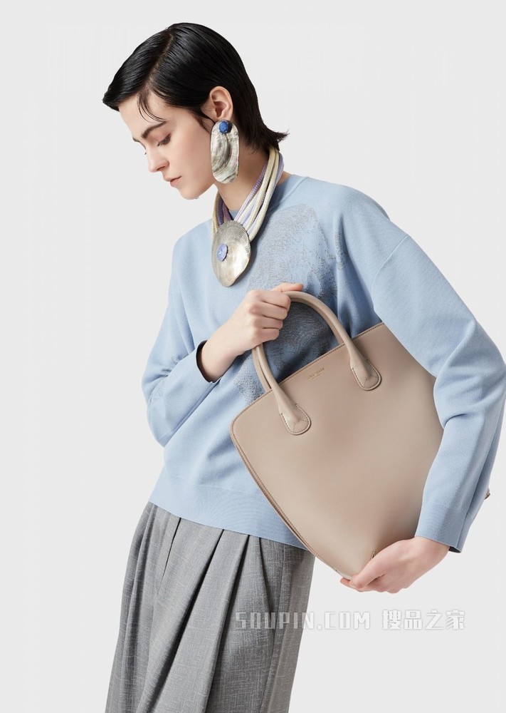 la Prima皮革背提包 | Giorgio Armani
