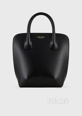 la Prima可拆卸肩带皮革背提包 | Giorgio Armani