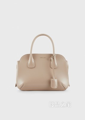 皮革小号la Prima托特包 | Giorgio Armani