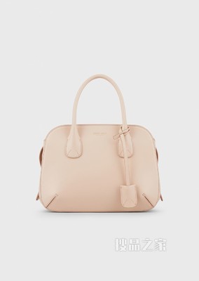 皮革小号la Prima托特包 | Giorgio Armani