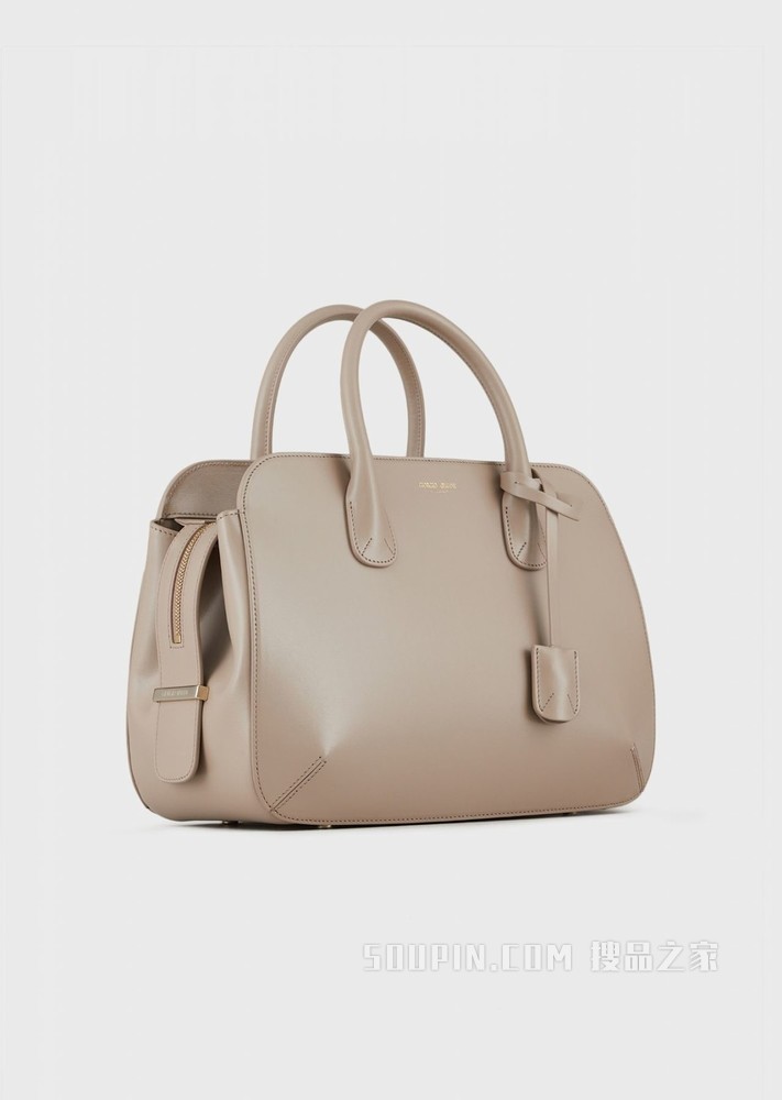 皮革大号La Prima手提包 | Giorgio Armani
