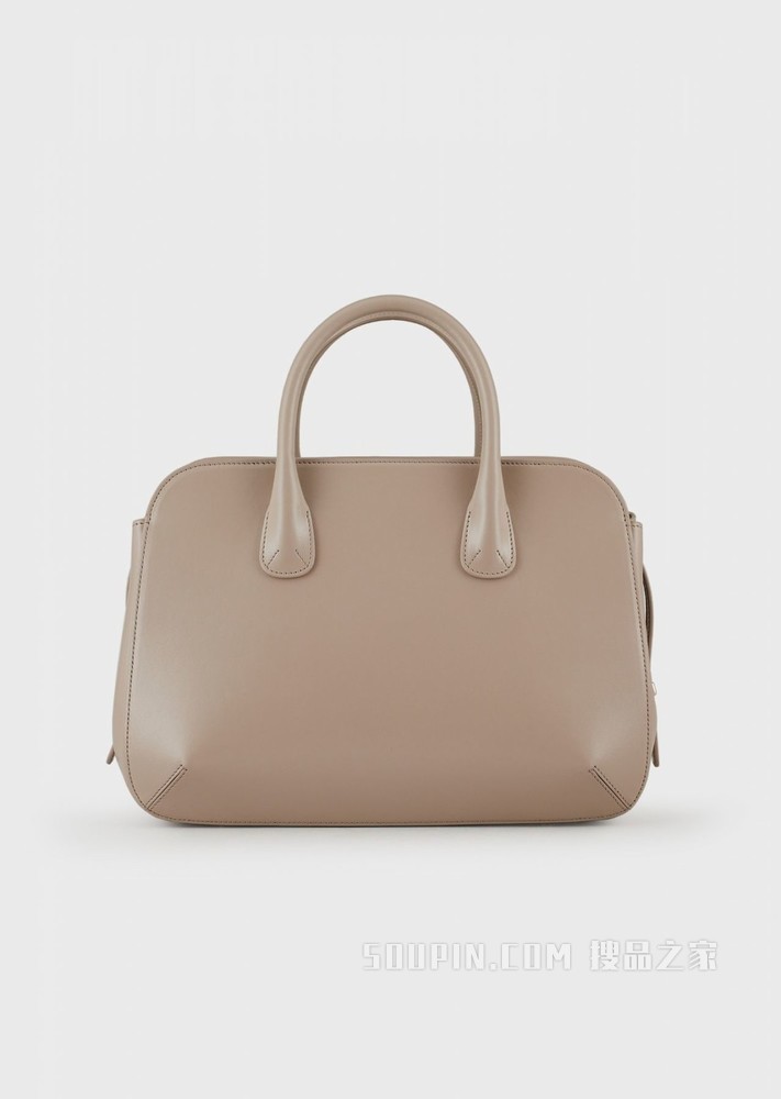 皮革大号La Prima手提包 | Giorgio Armani