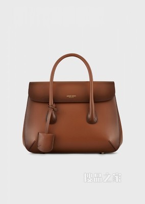 质感皮革la Prima中号背提包 | Giorgio Armani