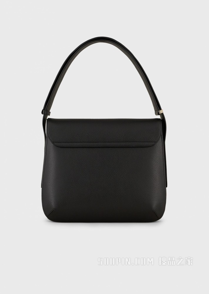 la Prima犊牛皮革斜挎包 | Giorgio Armani