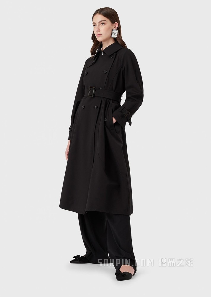 休闲简约风衣 | Emporio Armani