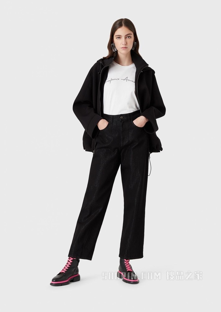 简约铆钉徽标T恤 | Emporio Armani