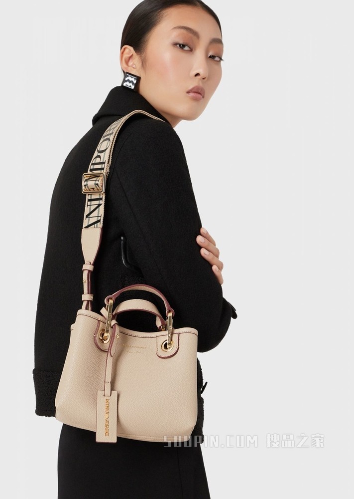 皮革MyEA Bag背提包 | Emporio Armani