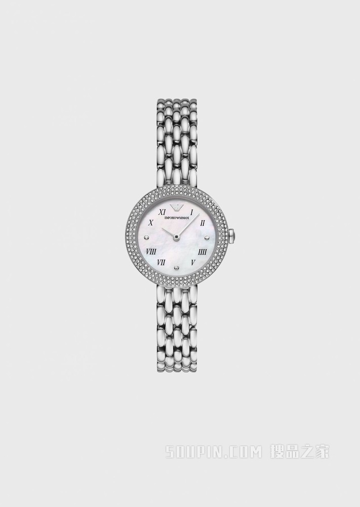 ROSA系列钢带石英腕表 | Emporio Armani