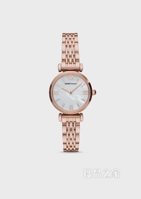 玫瑰金镶钻石英腕表 | Emporio Armani