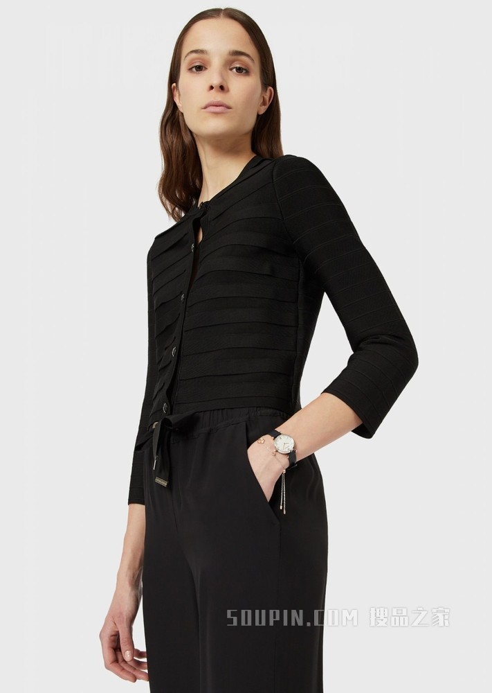 满天星石英腕表手链礼盒套装 | Emporio Armani