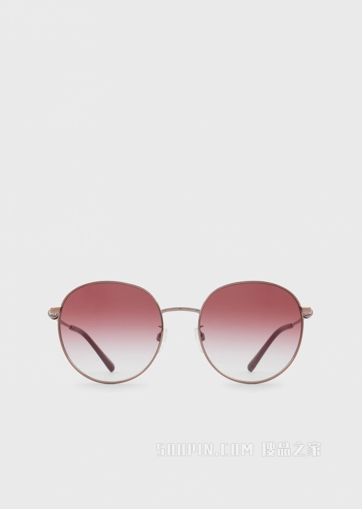 时尚圆形太阳镜 | Emporio Armani