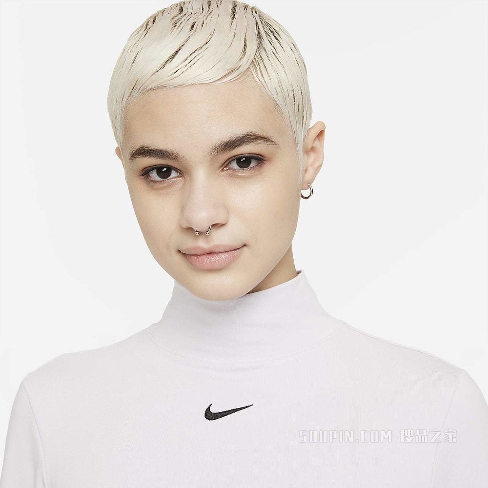 Nike Sportswear Collection Essentials 女子长袖企领上衣