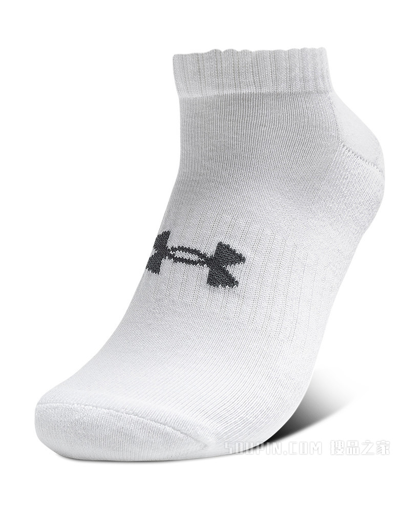 男女同款UA Core No Show袜—3双装
