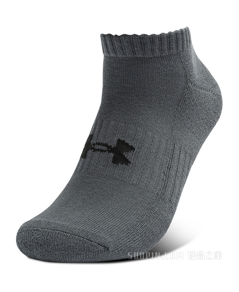 男女同款UA Core No Show袜—3双装