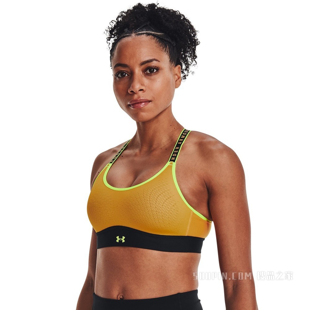 女士UA Infinity Blocked运动内衣—中强度