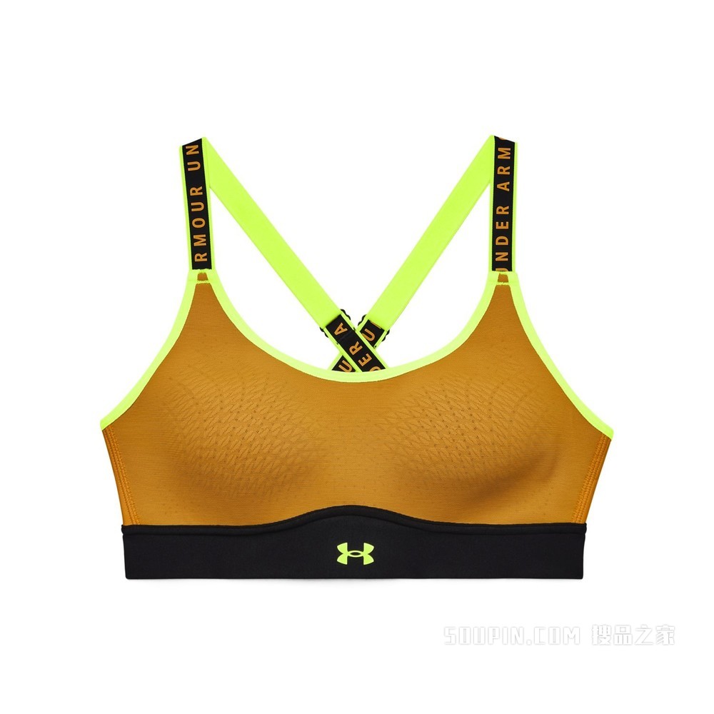 女士UA Infinity Blocked运动内衣—中强度
