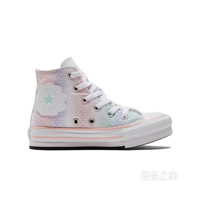 【小童】All Star EVA Lift厚底鞋童鞋 中性 白/多色/粉色/紫/绿