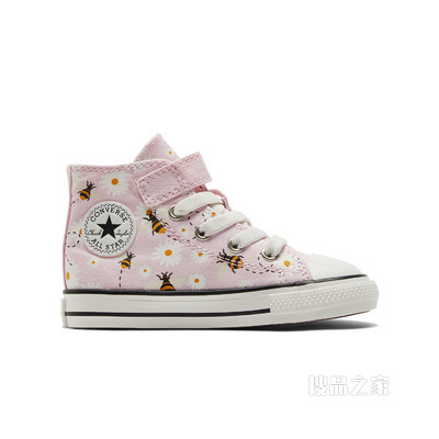 【婴童】All Star 1V魔术贴帆布鞋婴童 中性 淡粉色/多色/白/黑/黄