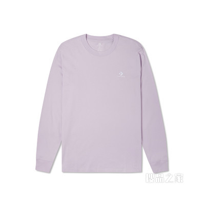 【男子】简约休闲长袖T恤上衣男款 男款 紫色