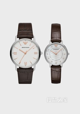 复古皮带石英情侣腕表 | Emporio Armani