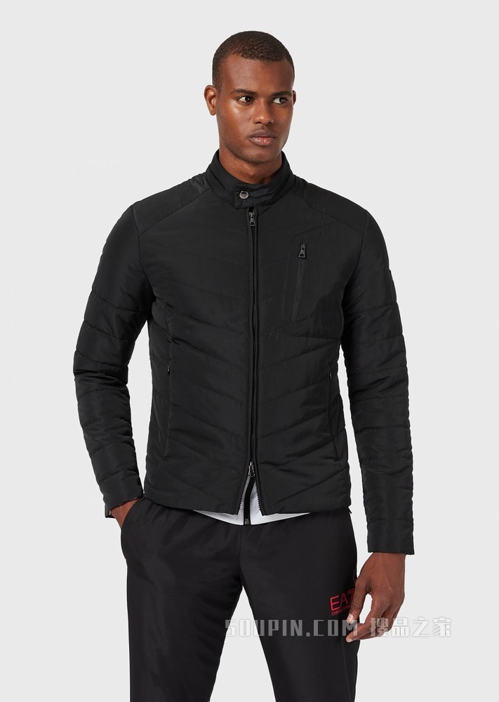 绗缝夹层棉服 | Emporio Armani