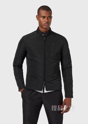 绗缝夹层棉服 | Emporio Armani