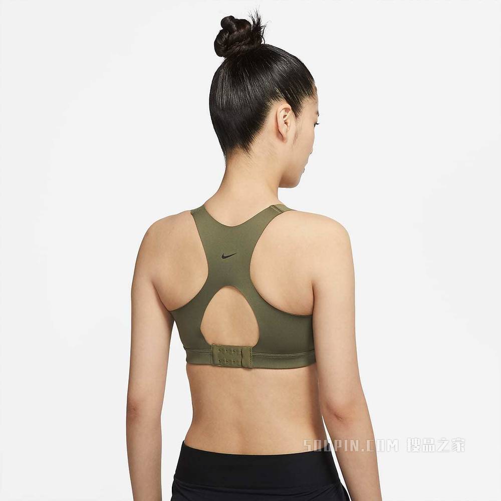 Nike Dri-FIT Alpha Zip-Front 女子高强度支撑衬垫运动内衣