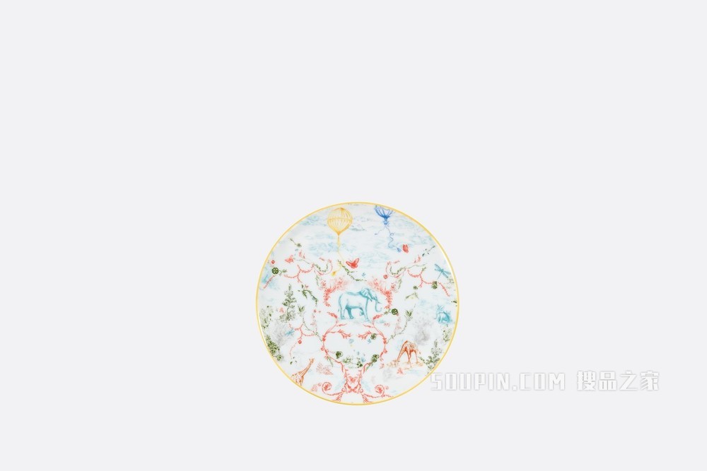 碟皿套装和餐具 4 件套 Kids 茹伊印花图案