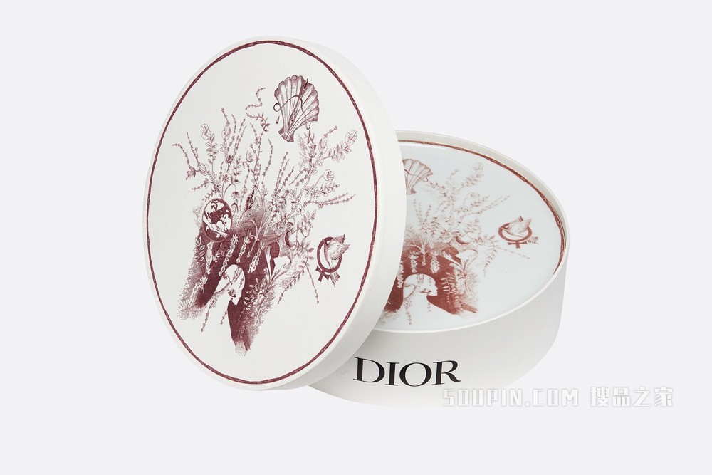 甜品碟 4 件套装 ABCDior 系列, 女性主义、航行、蜡像、植物