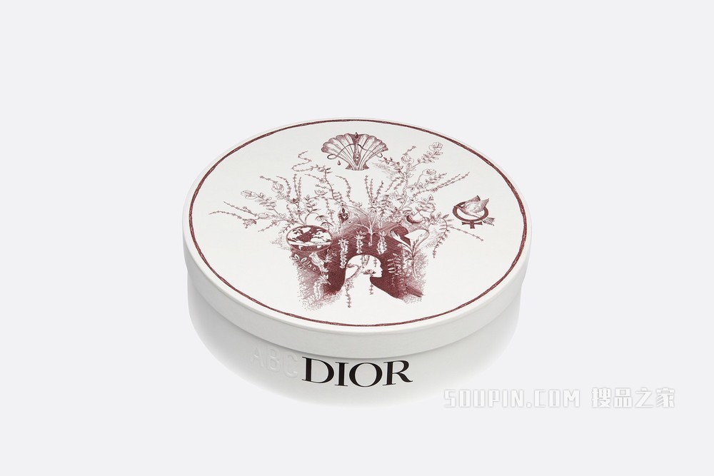 甜品碟 4 件套装 ABCDior 系列, 女性主义、航行、蜡像、植物