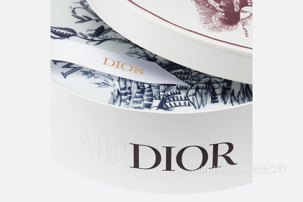 甜品碟 4 件套装 ABCDior 系列, 女性主义、航行、蜡像、植物