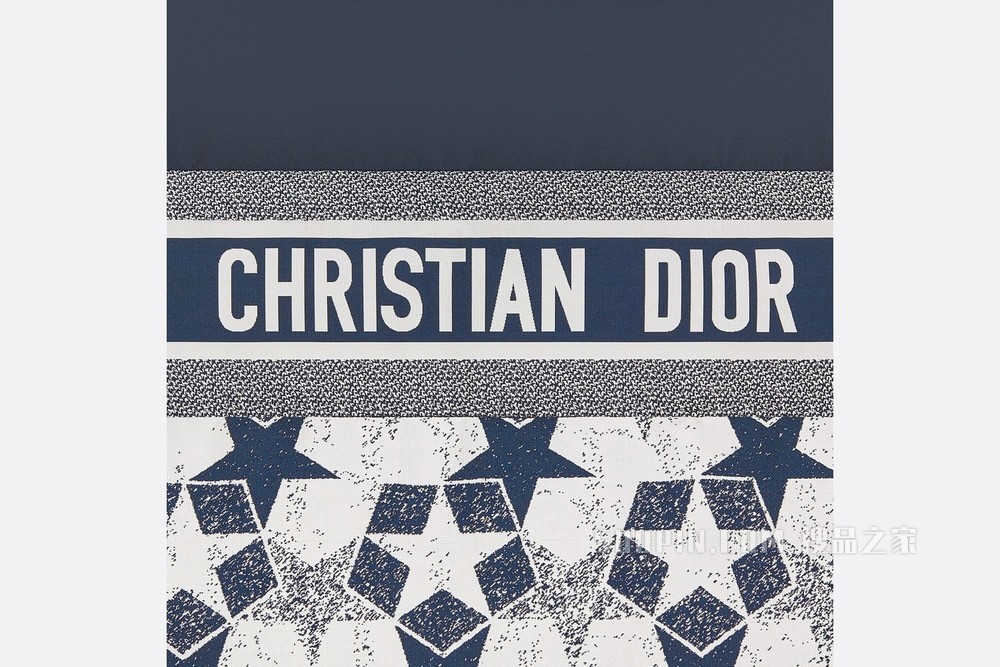 DiorAlps 夹克 海军蓝色绗缝科技面料 Dior Étoile 图案