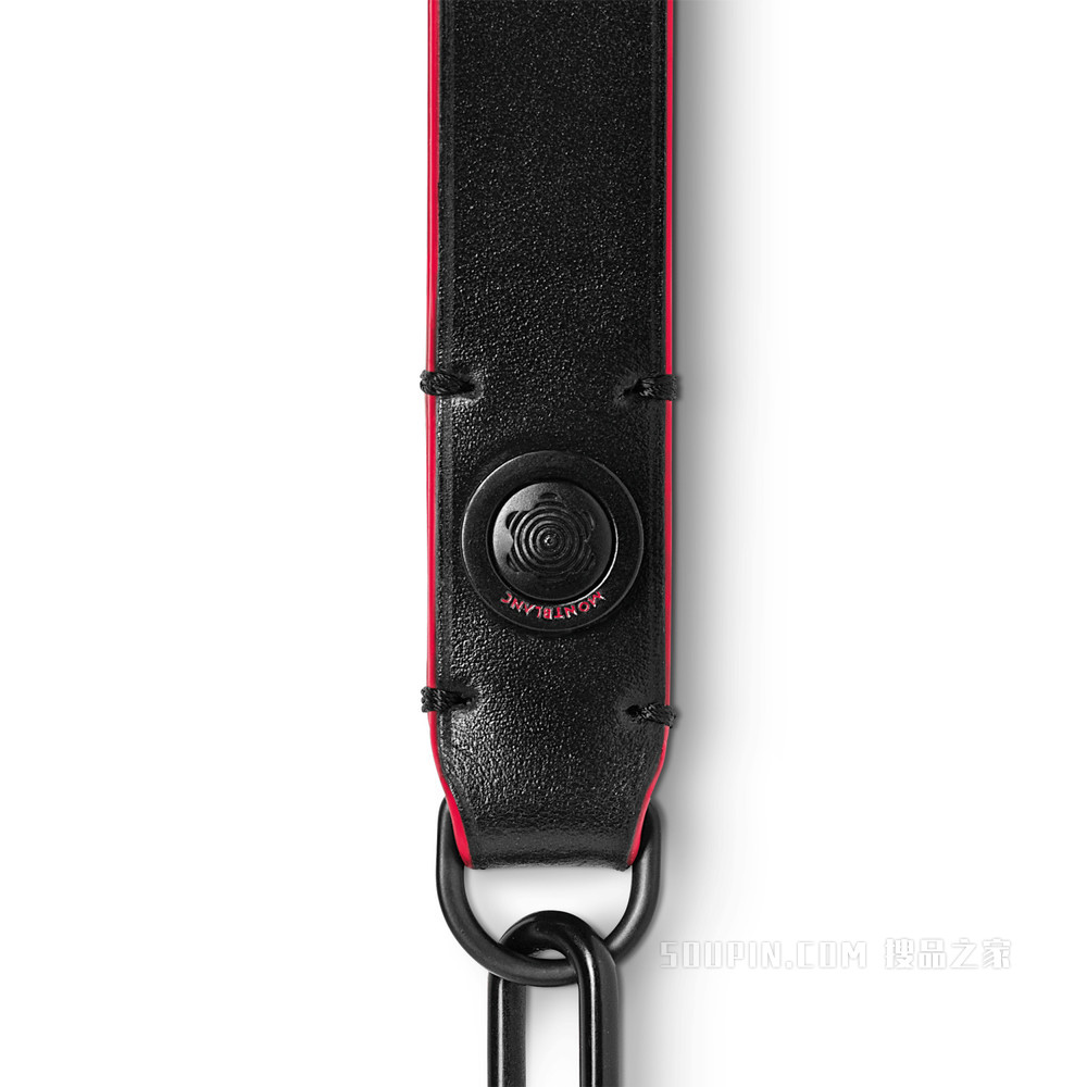 全新万宝龙大班精选系列红与黑特别款钥匙扣