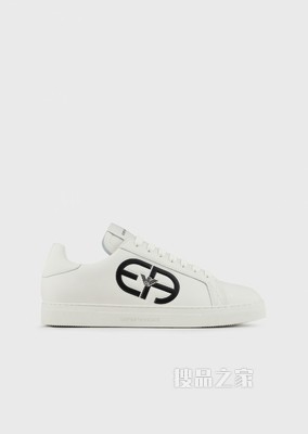R-EA鹰标皮革休闲鞋 | Emporio Armani