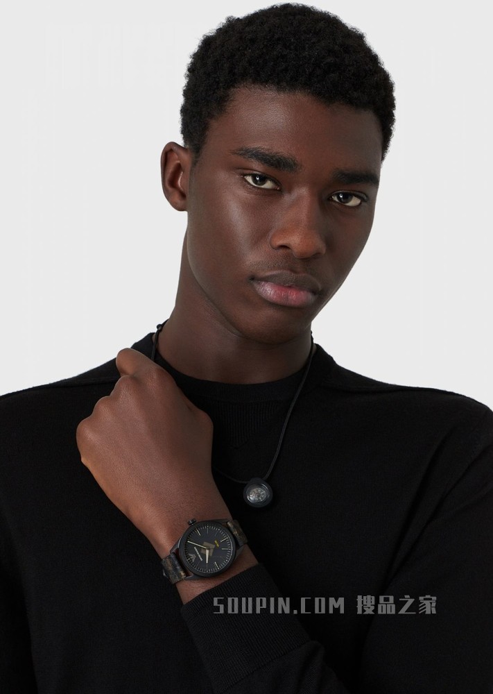 环保系列腕表指南针项链礼盒套装 | Emporio Armani