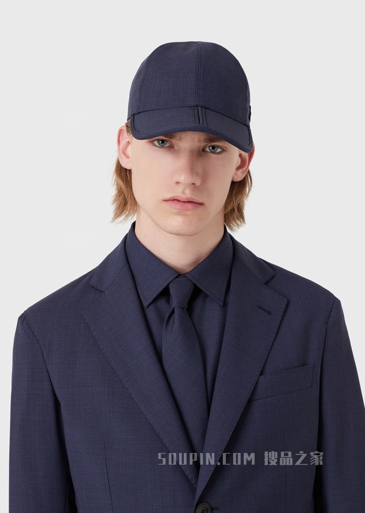 可调节收束棒球帽 | Emporio Armani