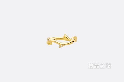 Bois de Rose 戒指 黄色 18K 金和钻石装饰