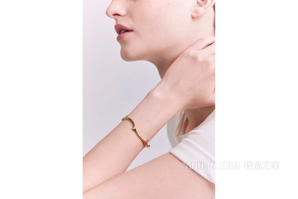 Bois de Rose 手镯 黄色 18K 金