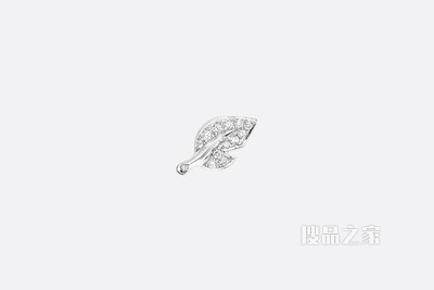 Rose Dior Bagatelle 耳环 白色 18K 金和钻石装饰