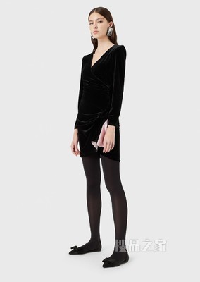 蝴蝶结优雅连衣裙 | Emporio Armani
