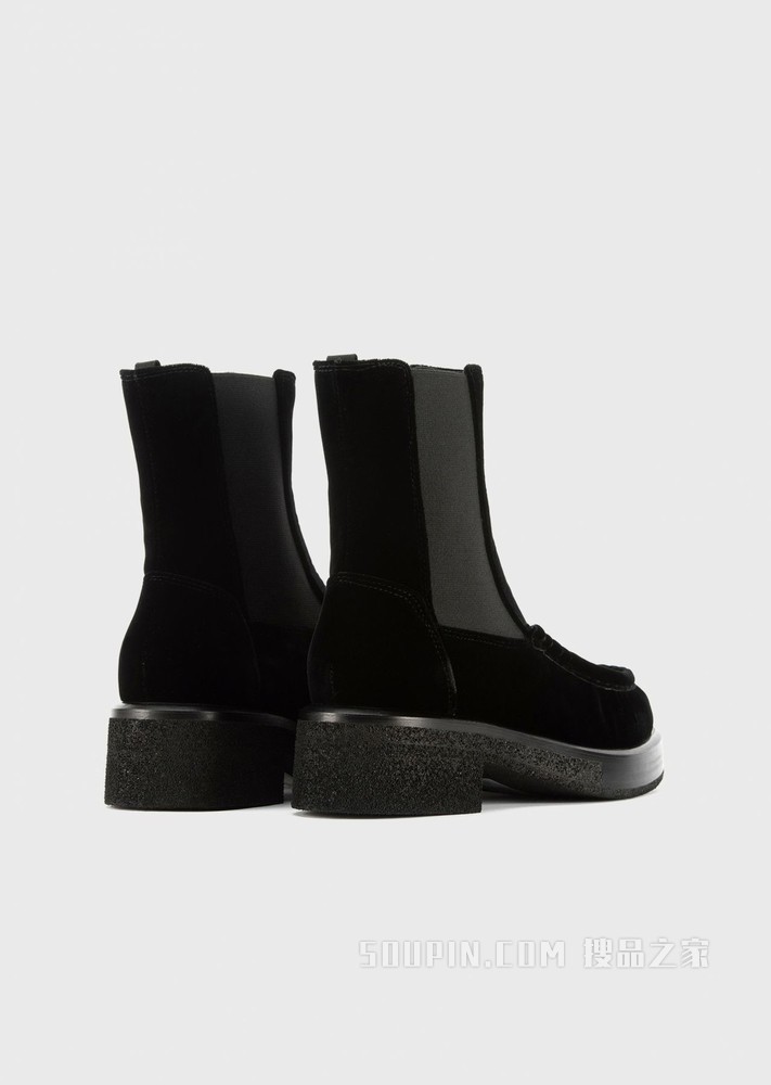 简约圆头靴子 | Emporio Armani