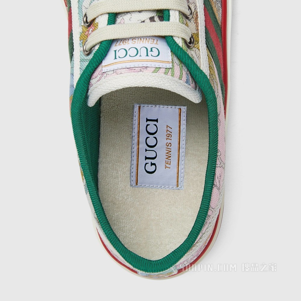2022中国新年系列Gucci Tennis 1977系列女士运动鞋 粉色皮革
