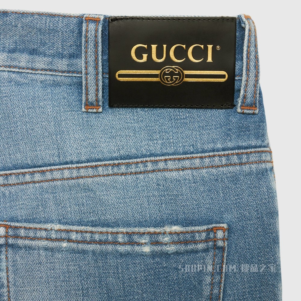 2022中国新年系列牛仔裤 蓝色