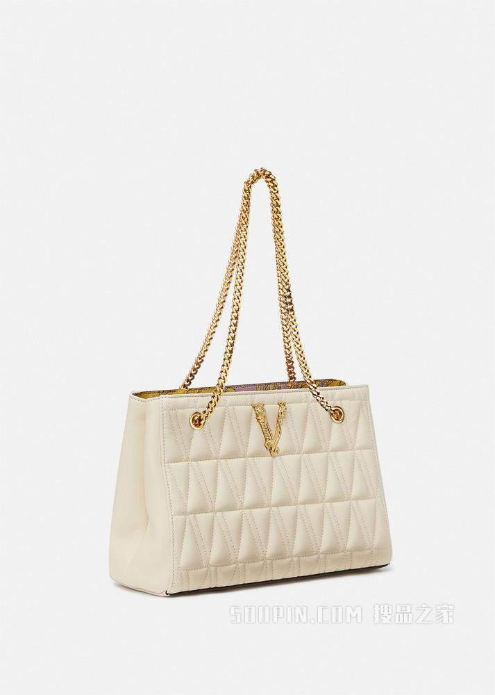 Virtus绗缝小号托特包