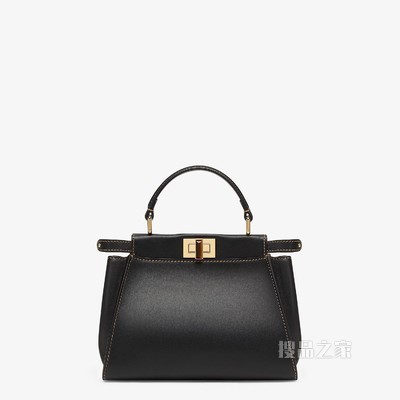 FENDI　手袋 FENDI/芬迪】Peekaboo迷你手袋黑色Selleria手袋8BN244AKL3F06HW